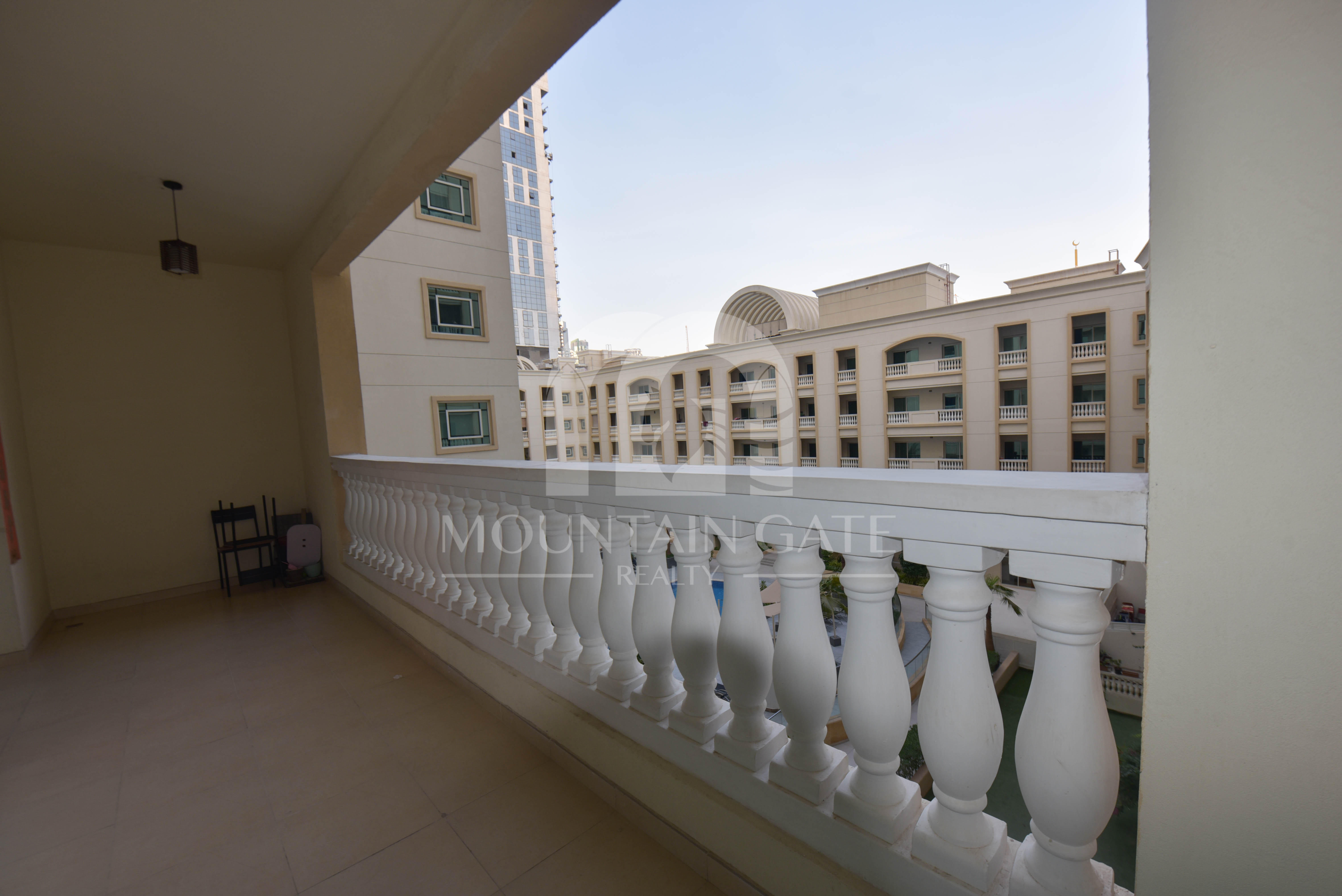 Huge Layout, Modern Kitchen & Pool View – VOT 2BR Jumeirah Village Circle Mountain Gate