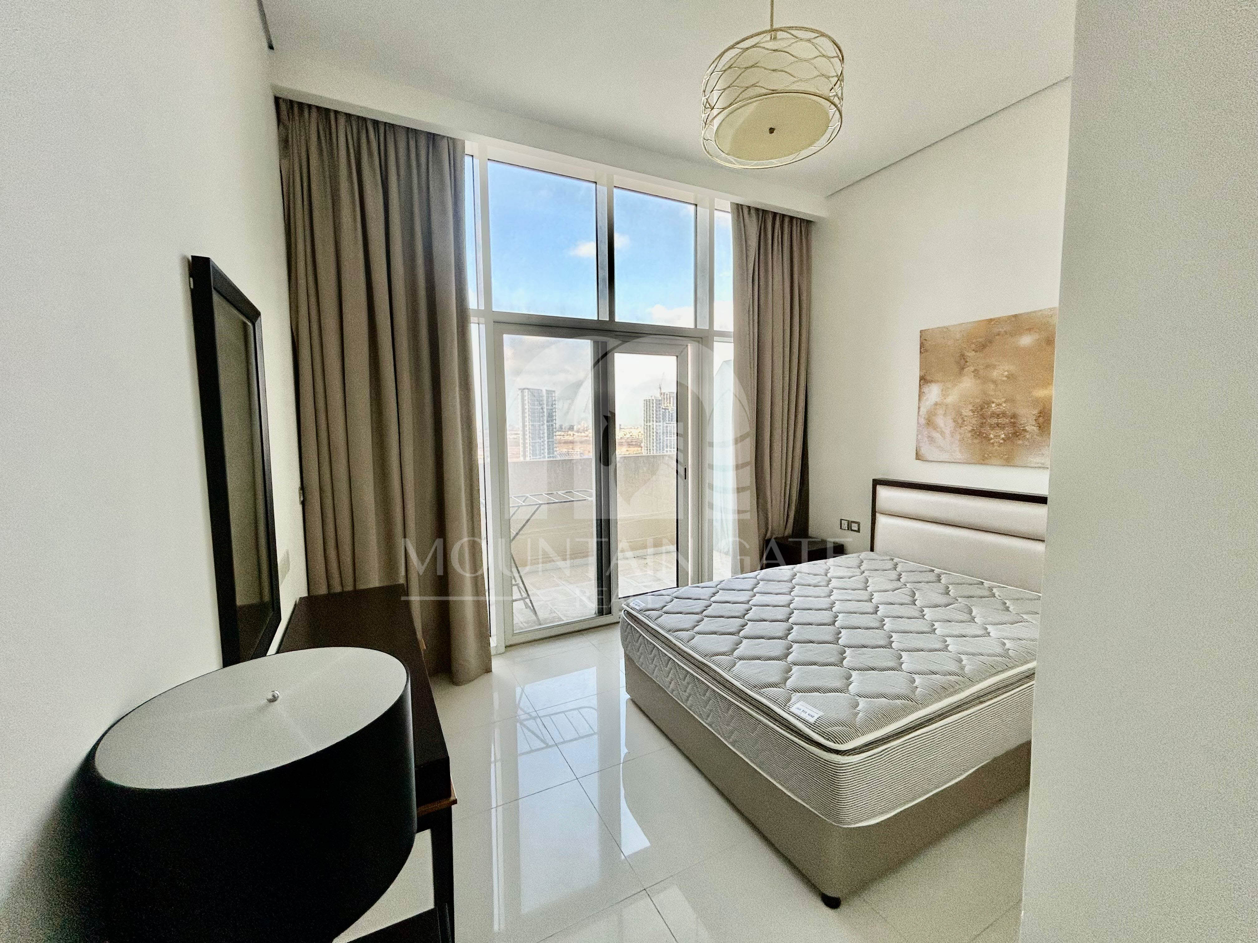 Elegant Fully Furnished | Vacant | Prime Location 1BR Jumeirah Village Circle Mountain Gate