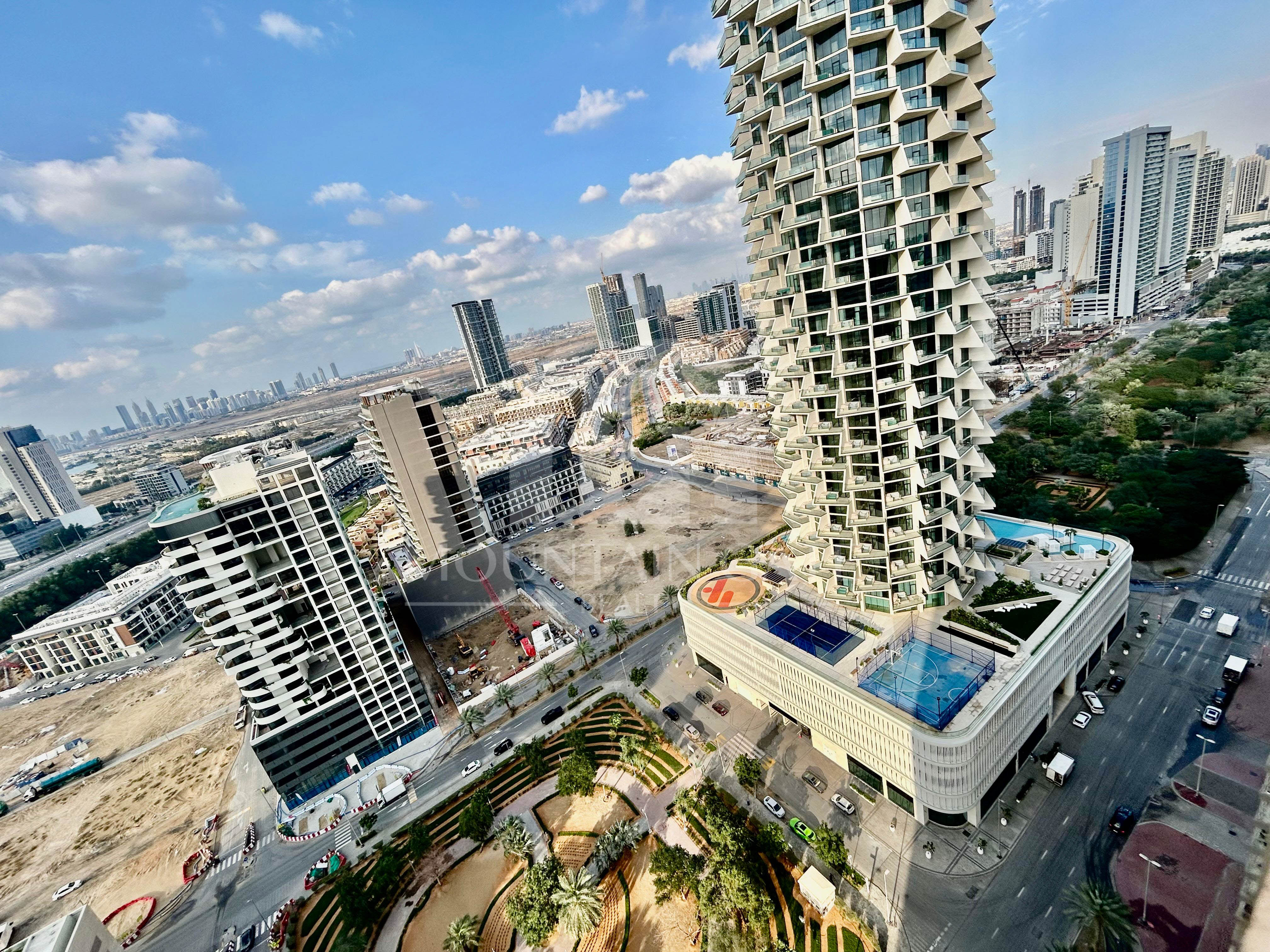 Elegant Fully Furnished | Vacant | Prime Location 1BR Jumeirah Village Circle Mountain Gate