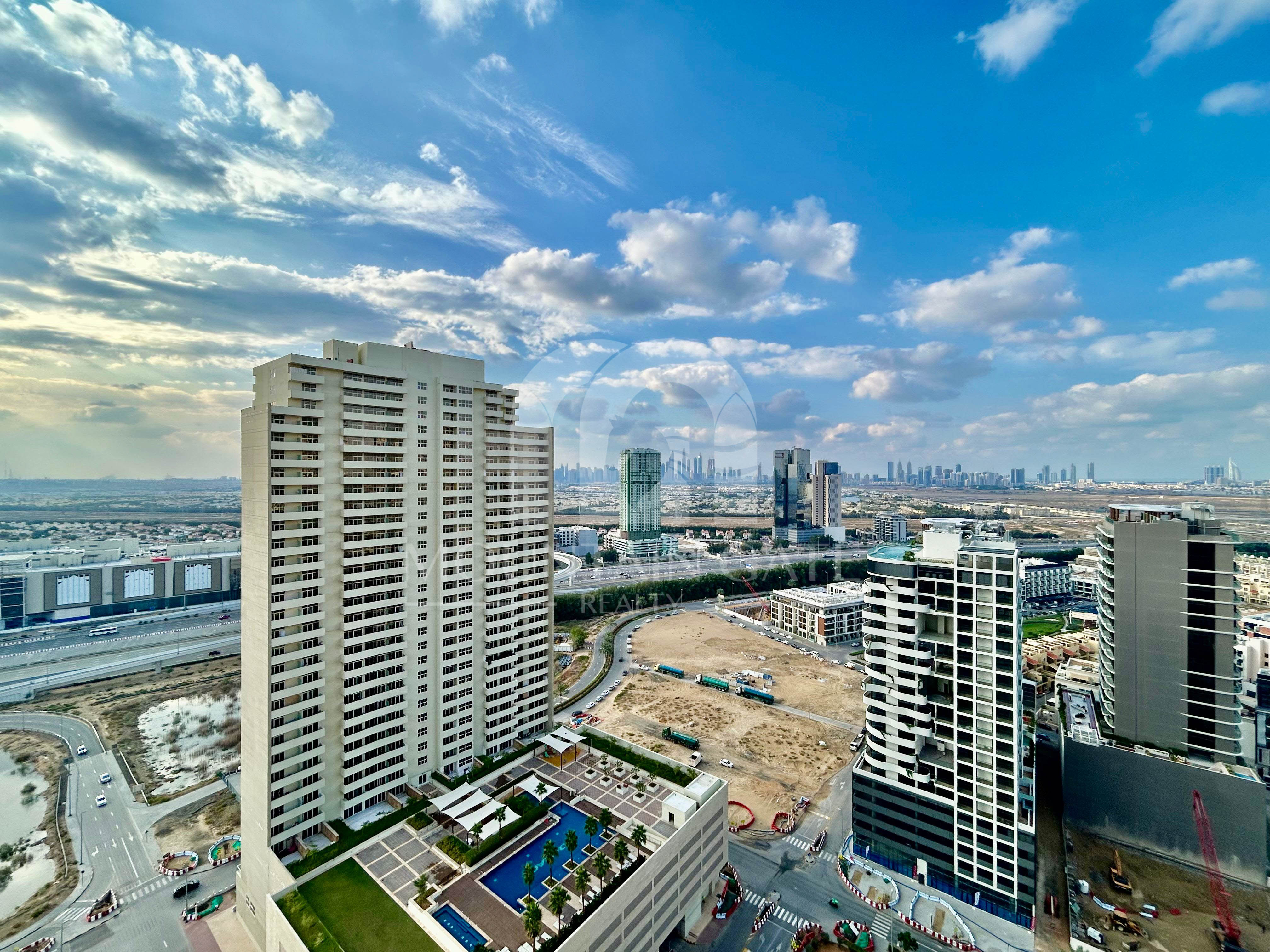 Elegant Fully Furnished | Vacant | Prime Location 1BR Jumeirah Village Circle Mountain Gate