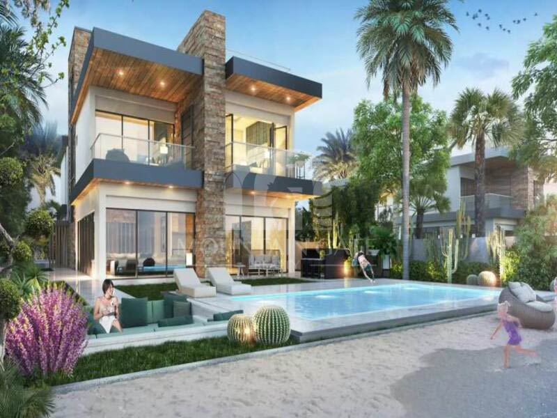 Handover Soon | Spacious Layout | Near Lagoon 5BR Damac Lagoons Mountain Gate