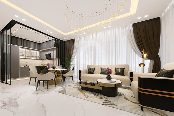 Burj Khalifa Views Prime Location Near Metro Business Bay Mountain Gate