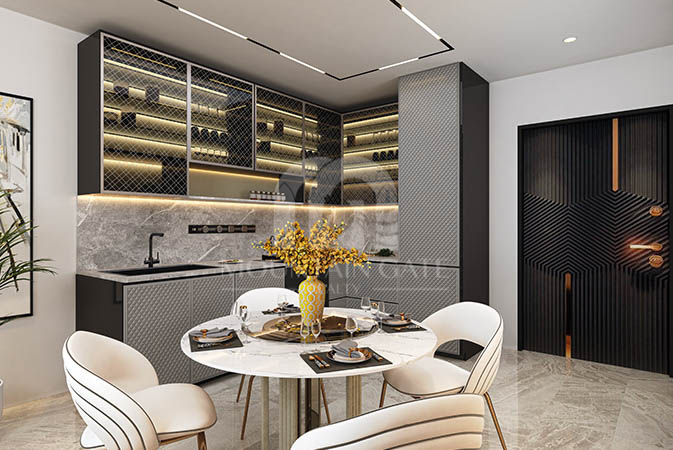 Burj Khalifa Views Prime Location Near Metro Business Bay Mountain Gate
