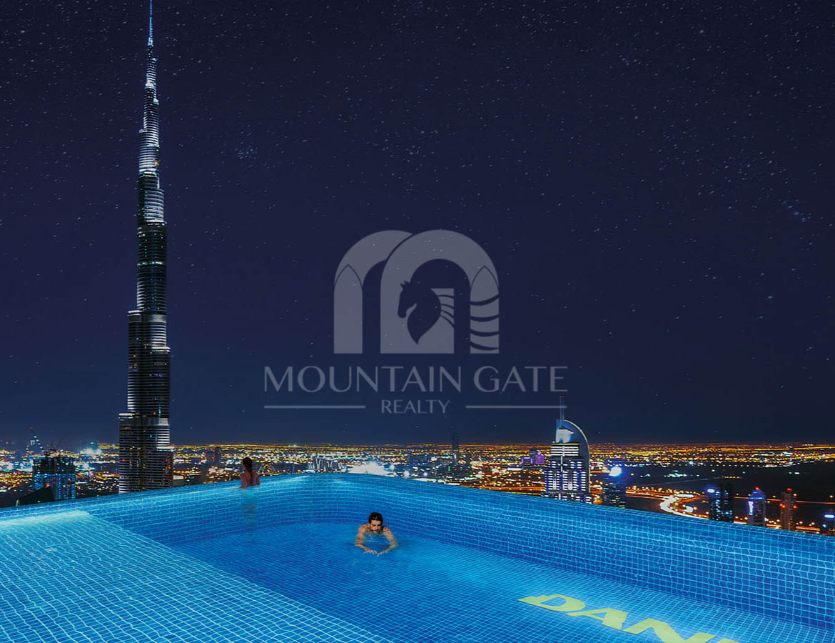 Burj Khalifa Views Prime Location Near Metro Business Bay Mountain Gate