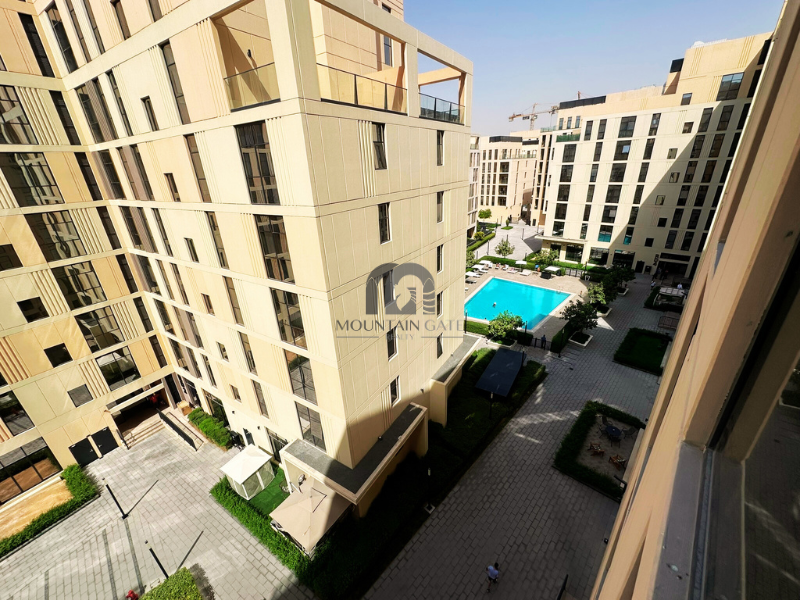 Rented 34K | Pool view | Distinctive space Muwaileh Mountain Gate