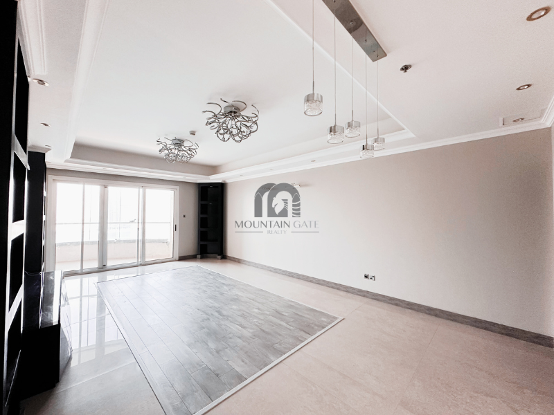 All nationalities | Fully beachfront | Vacant 2BR Al Khan Mountain Gate