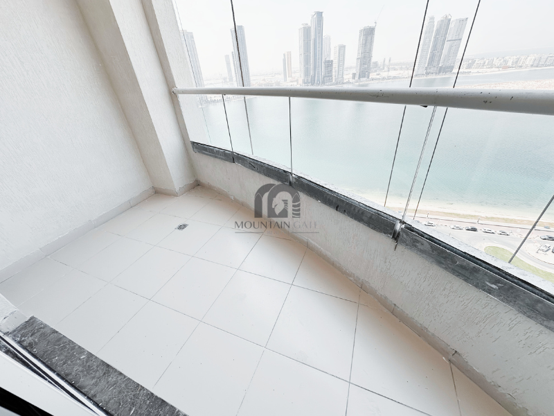 All nationalities | Fully beachfront | Vacant 2BR Al Khan Mountain Gate