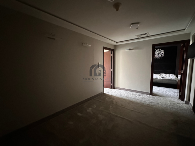 All nationalities | Fully beachfront | Vacant 2BR Al Khan Mountain Gate