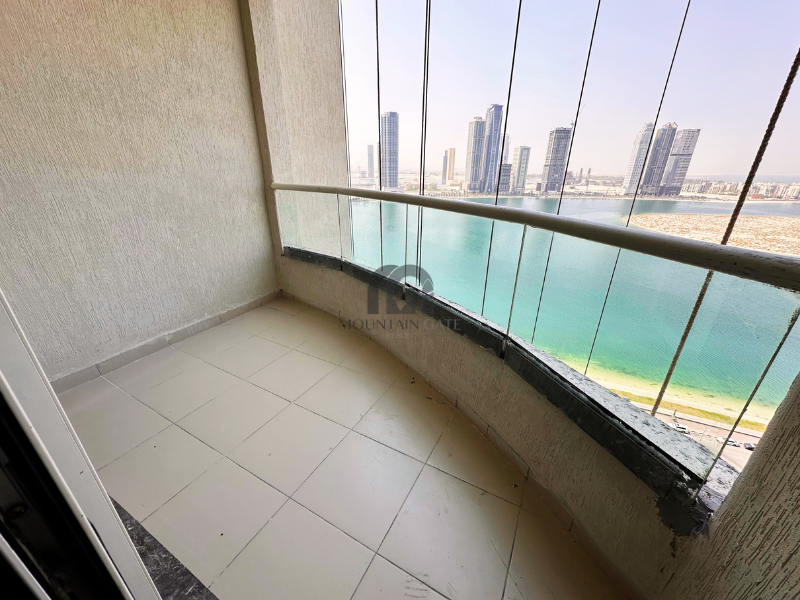 All nationalities | Fully beachfront | Vacant 2BR Al Khan Mountain Gate