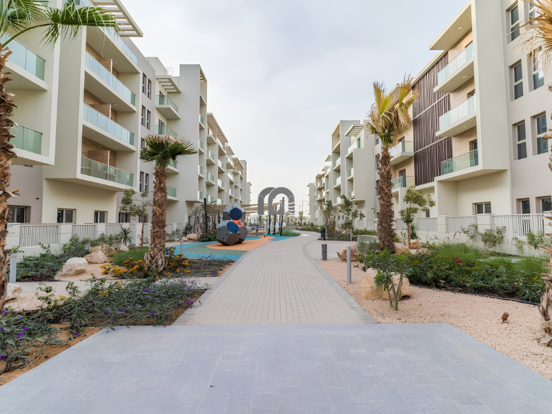 Spacious | Garden and pool view | Closed kitchen 1BR Muwaileh Commercial Mountain Gate