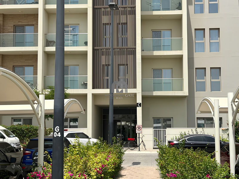 Spacious | Garden and pool view | Closed kitchen 1BR Muwaileh Commercial Mountain Gate