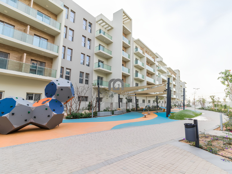 Spacious | Garden and pool view | Closed kitchen 1BR Muwaileh Commercial Mountain Gate