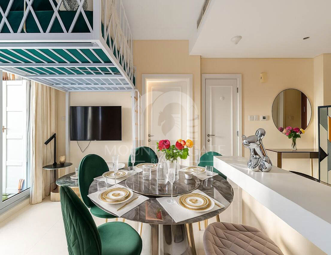 Furnished upgraded to 6 people Iconic Burj View 1BR Downtown Dubai Mountain Gate