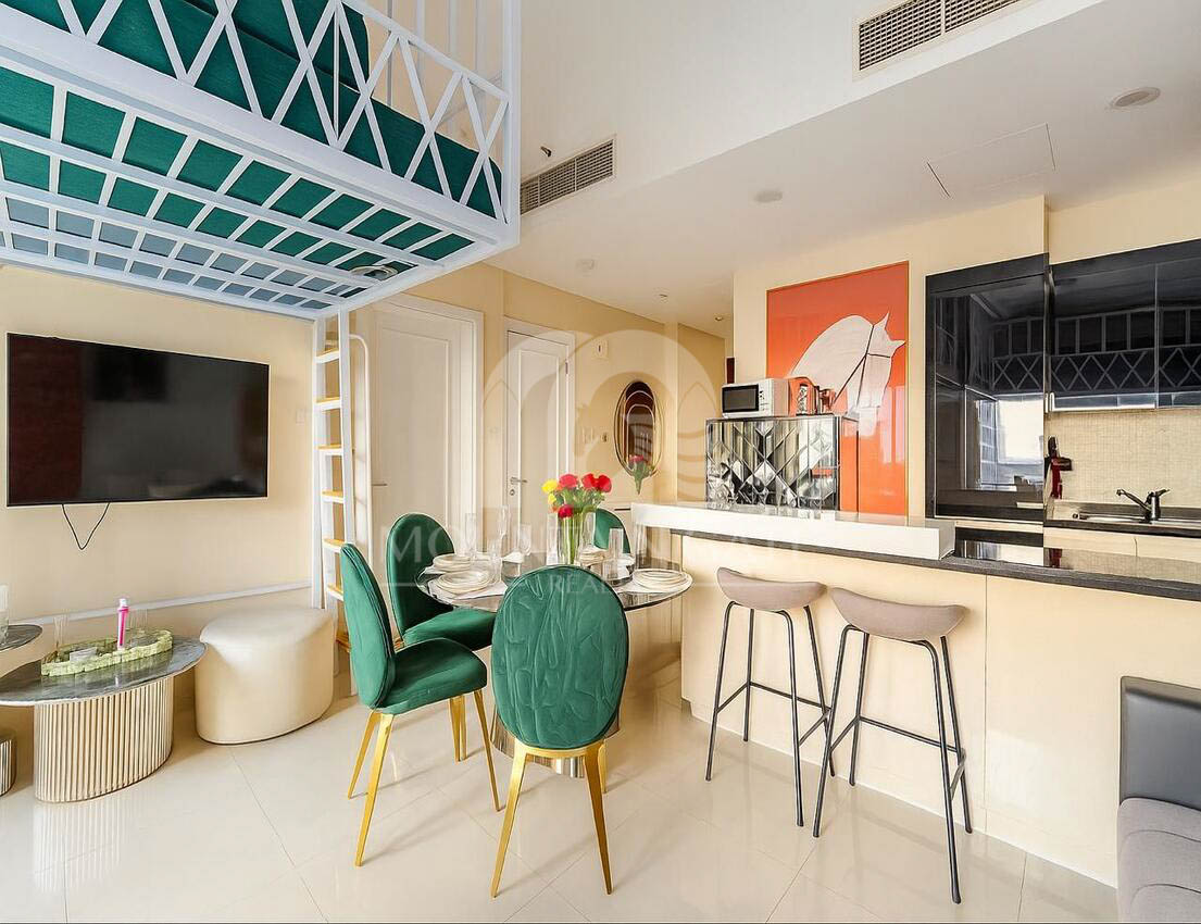 Furnished upgraded to 6 people Iconic Burj View 1BR Downtown Dubai Mountain Gate