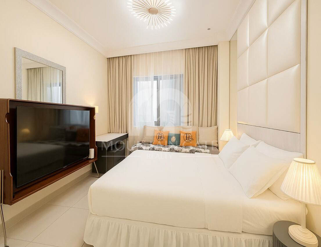 Furnished upgraded to 6 people Iconic Burj View 1BR Downtown Dubai Mountain Gate