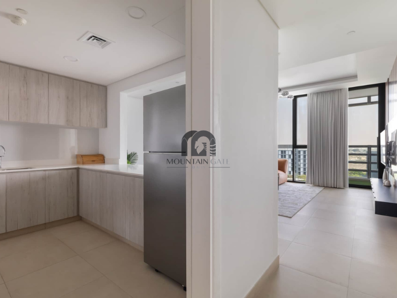 Largest space | East-facing villa view | Misk 2 1BR Aljada Mountain Gate