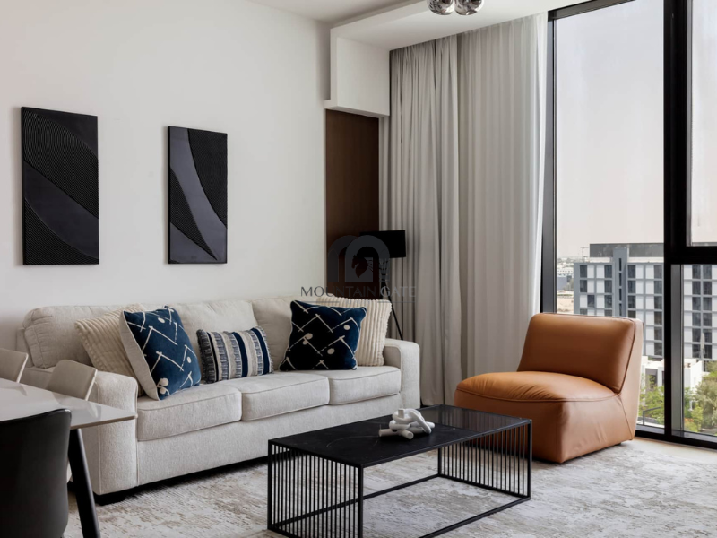 Largest space | East-facing villa view | Misk 2 1BR Aljada Mountain Gate