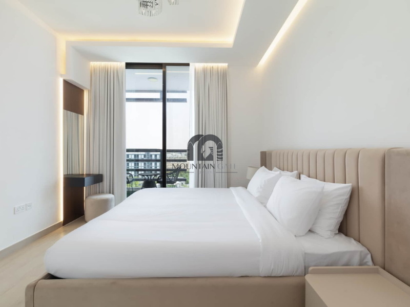 Largest space | East-facing villa view | Misk 2 1BR Aljada Mountain Gate