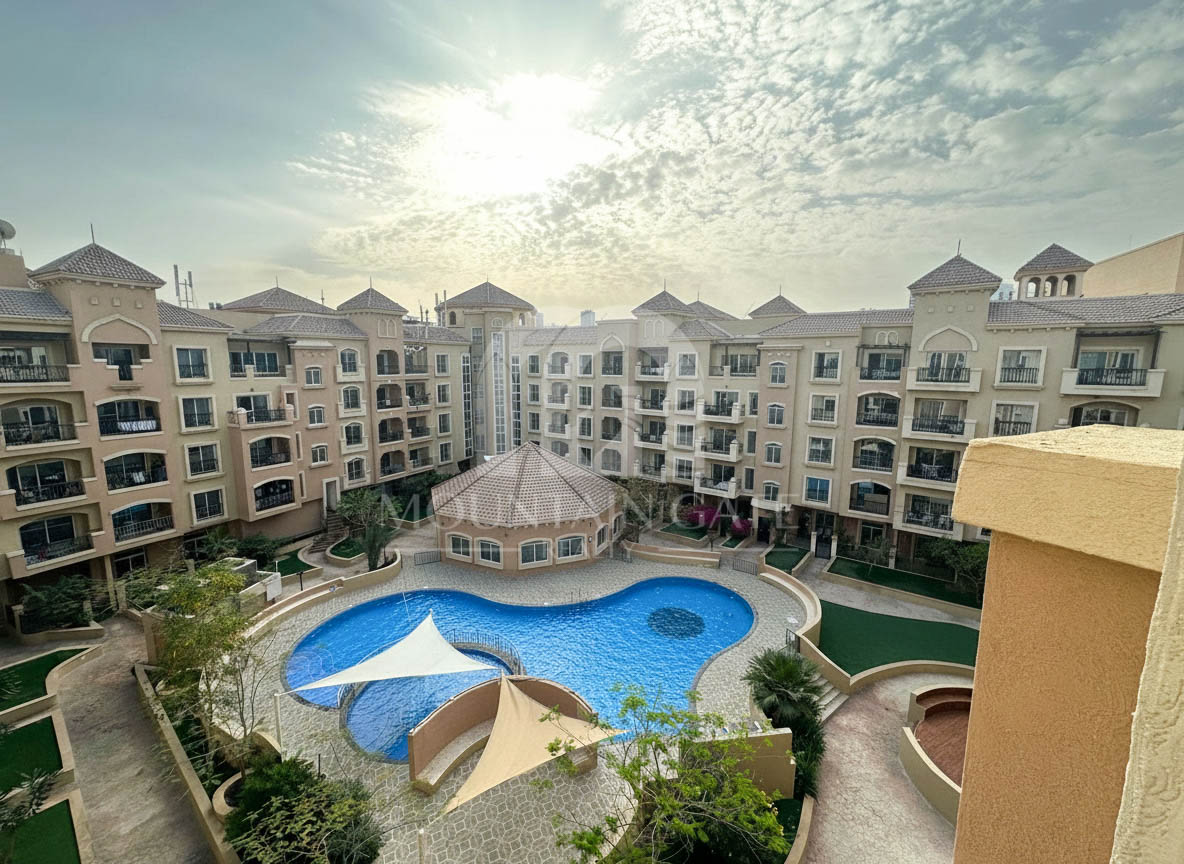 Vacant Furnished Pool Views close the circle mall 1BR Jumeirah Village Circle Mountain Gate