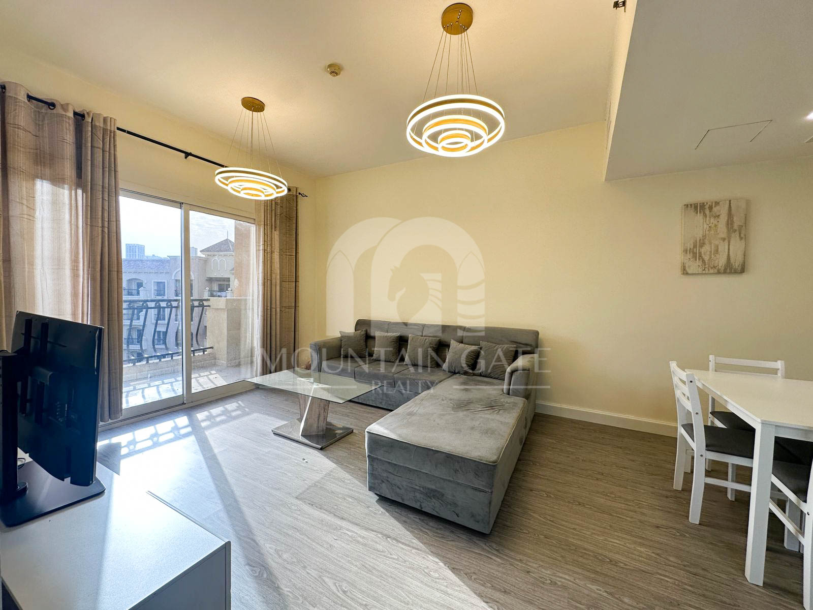 Vacant Furnished Pool Views close the circle mall 1BR Jumeirah Village Circle Mountain Gate
