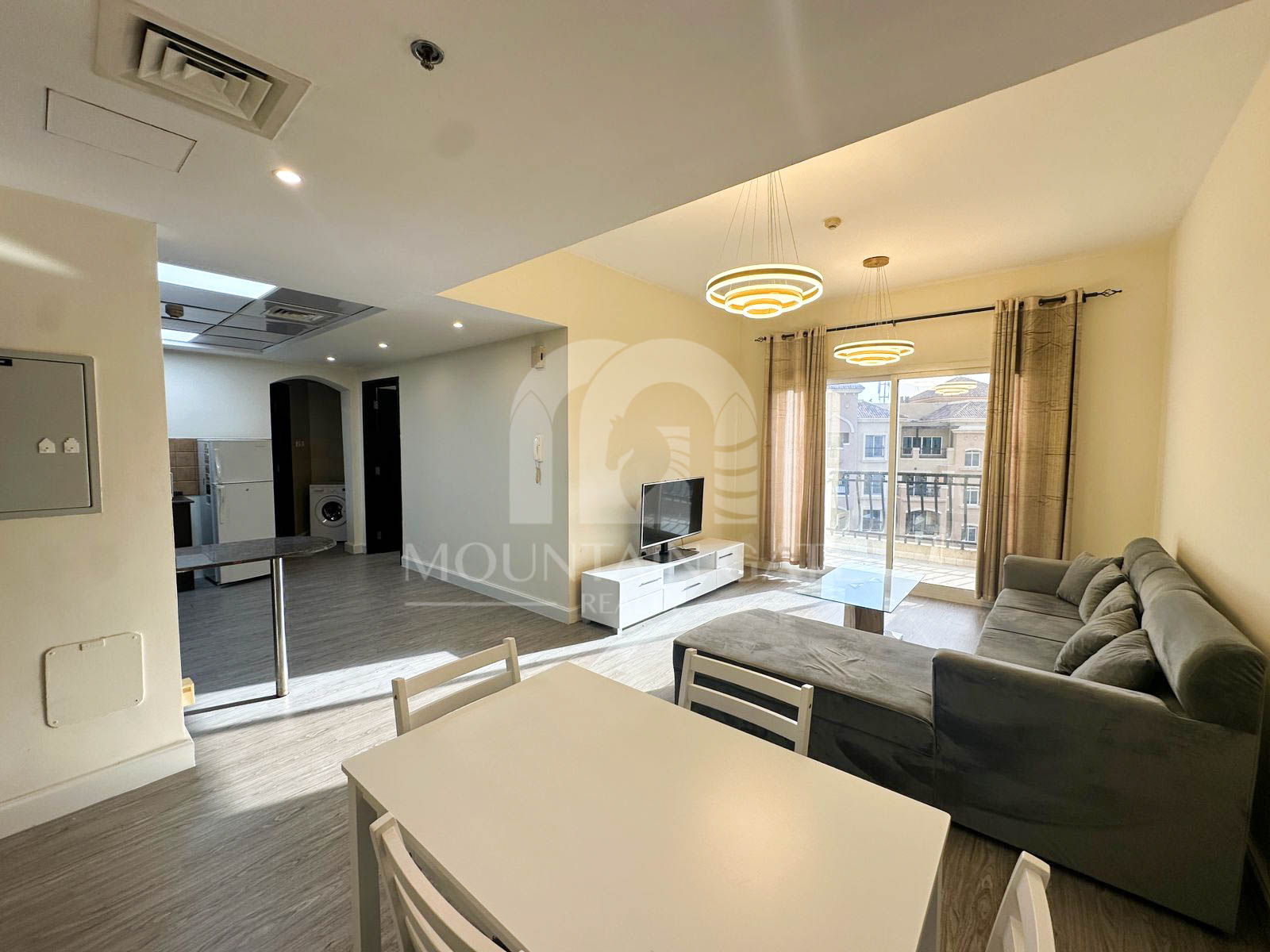 Vacant Furnished Pool Views close the circle mall 1BR Jumeirah Village Circle Mountain Gate