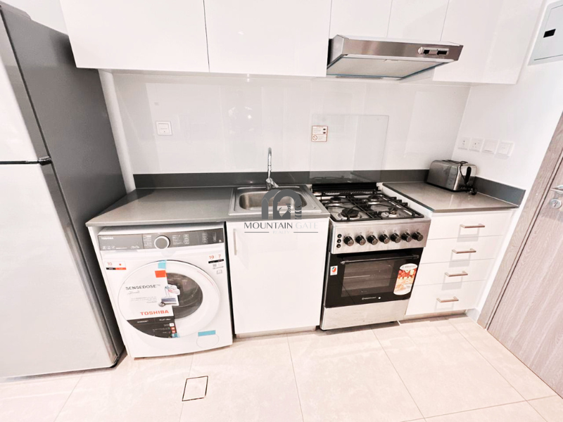 Fully furnished | Largest| Nice view| Vacant Aljada Mountain Gate