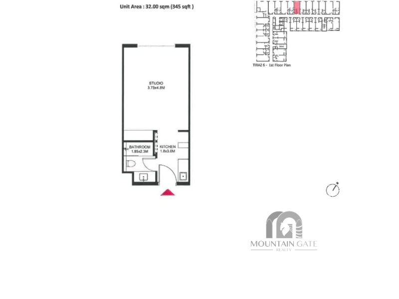 Vacant soon| Garden View | Large Space Aljada Mountain Gate