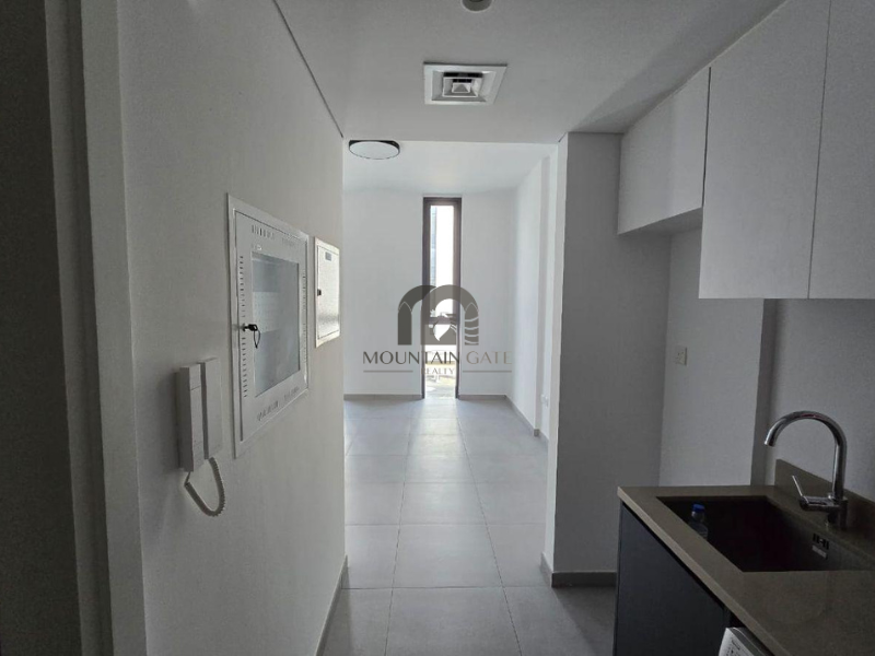 Studio East Village | Pool view | Rented 34 k Aljada Mountain Gate