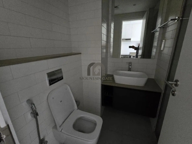 Studio East Village | Pool view | Rented 34 k Aljada Mountain Gate