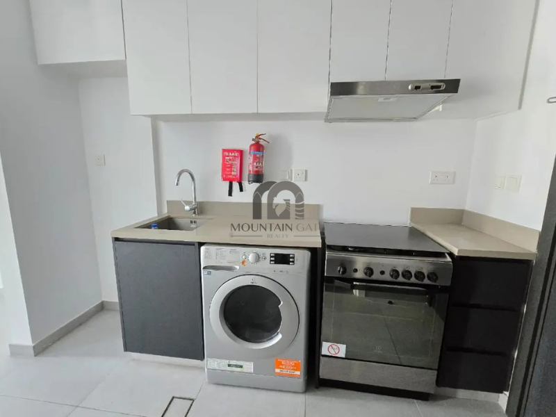 Studio East Village | Pool view | Rented 34 k Aljada Mountain Gate