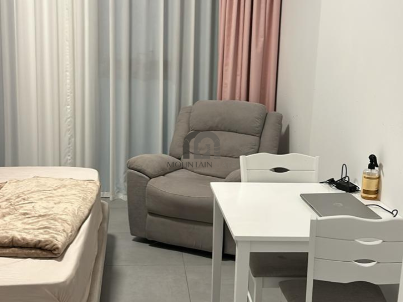 Studio East Village | Pool view | Rented 34 k Aljada Mountain Gate