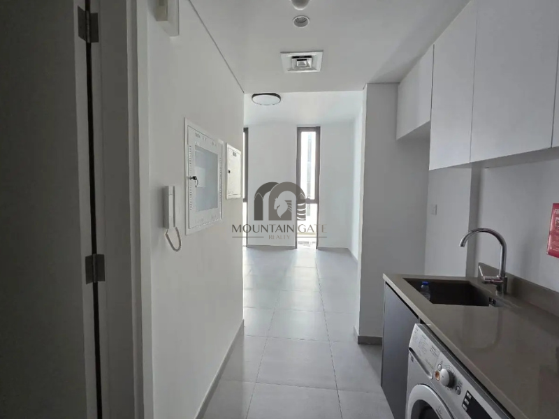 Studio East Village | Pool view | Rented 34 k Aljada Mountain Gate