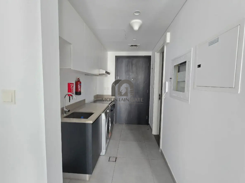 Studio East Village | Pool view | Rented 34 k Aljada Mountain Gate