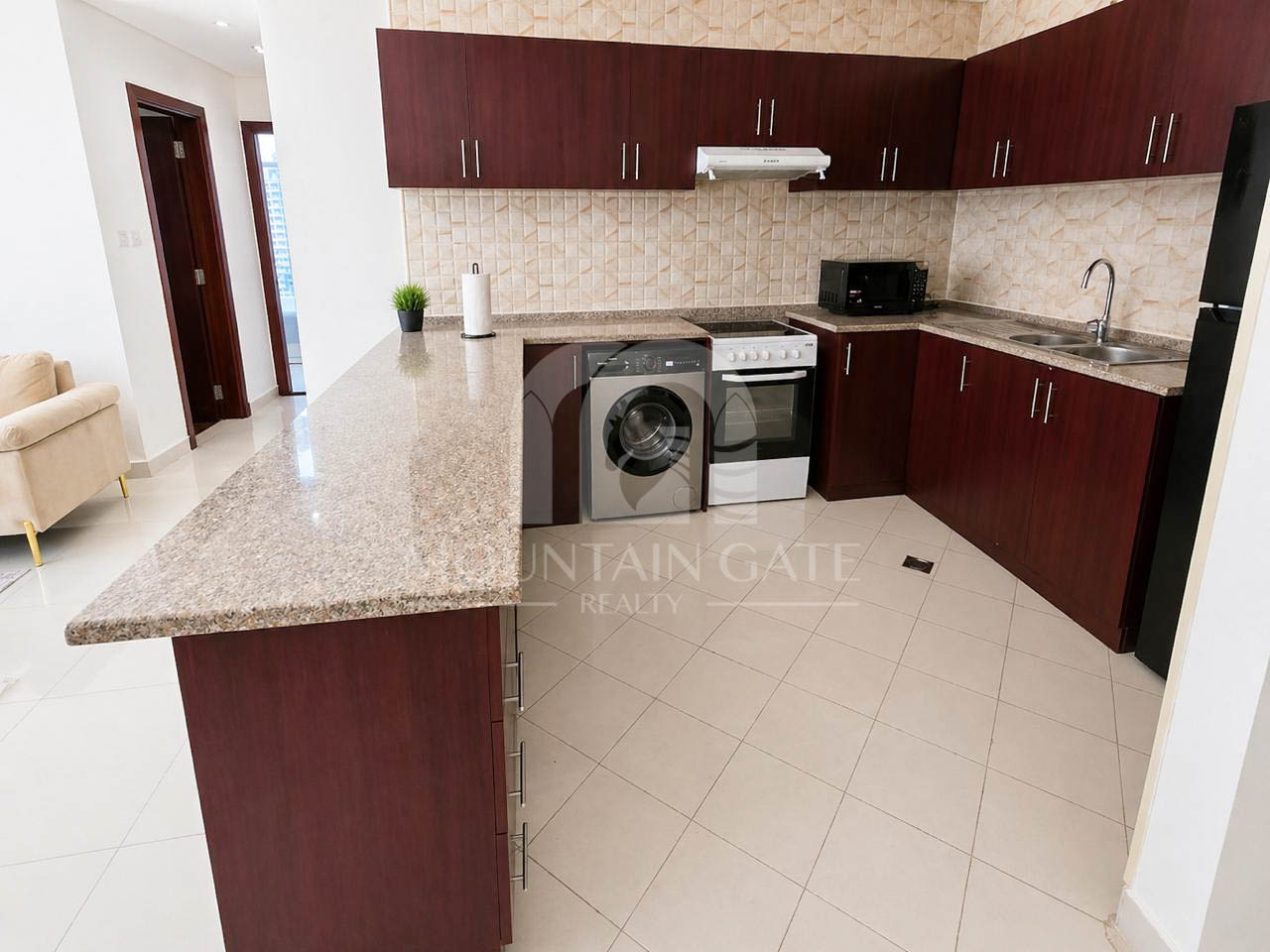 Hot Investor Deal Furnished Balcony Stadium View 2BR Dubai Sports City Mountain Gate