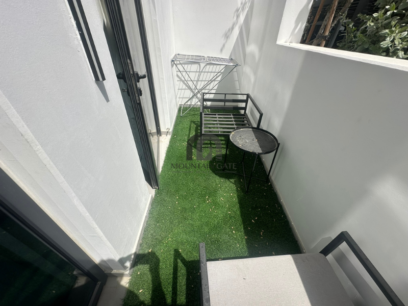 Fully furnished ✔️Smart home✔️balcony Aljada Mountain Gate