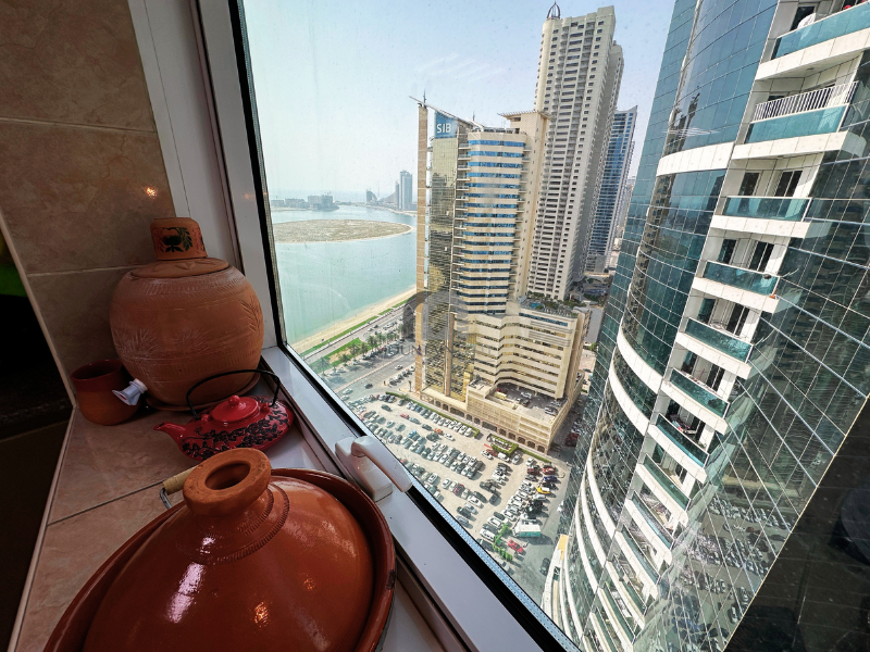 Full sea view | Storage room | Fully furnished 2BR Al Taawun Mountain Gate