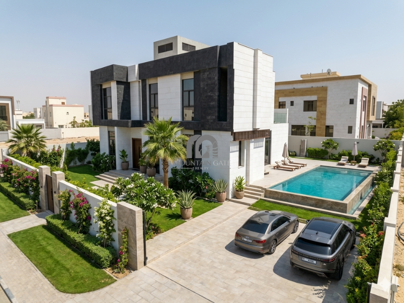 Shell Villa: Spacious, Modern & Ready to Finish 5BR Al Badie Mountain Gate