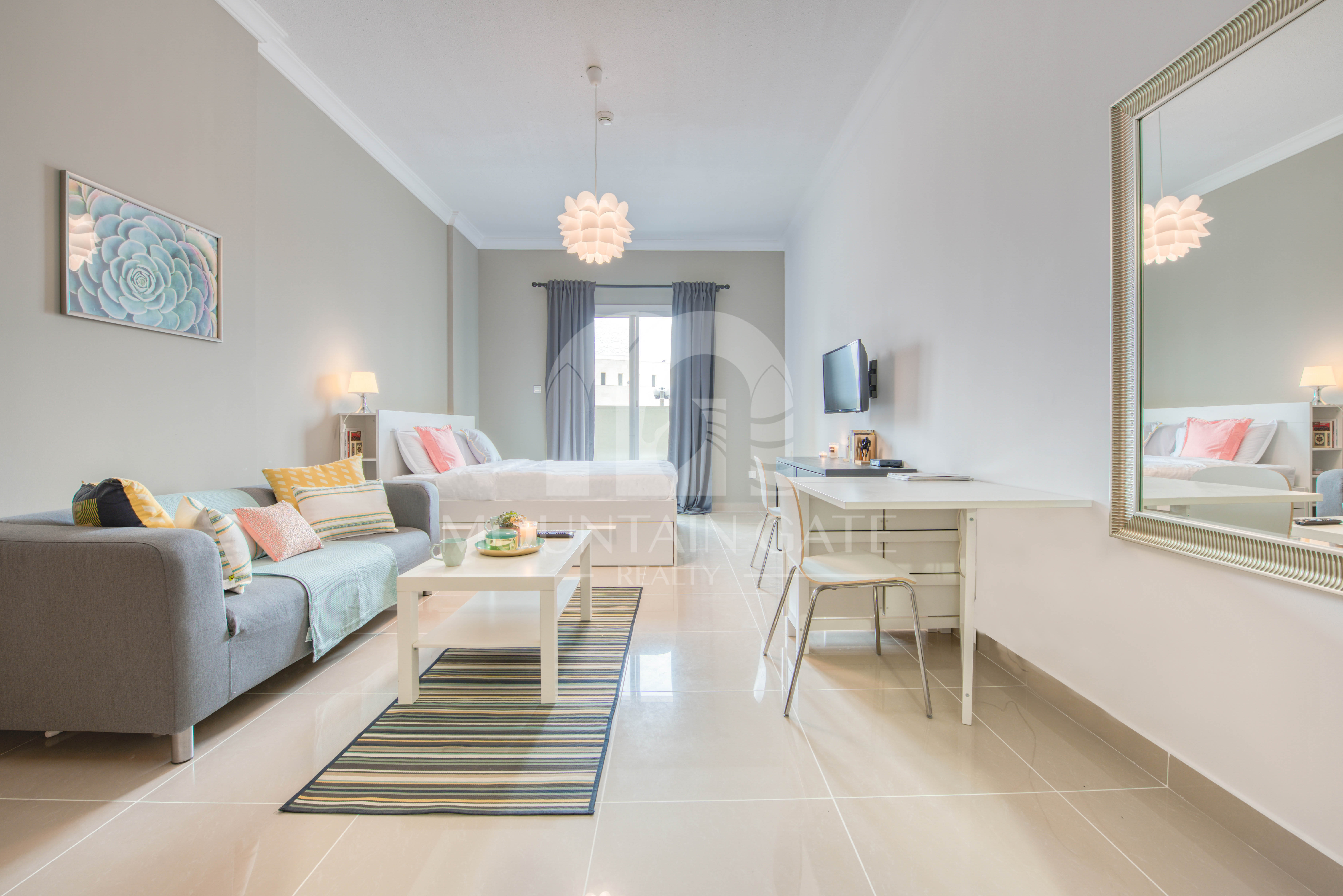 Stylish VOT Studio | Fully Furnished | Balcony Jumeirah Village Circle Mountain Gate