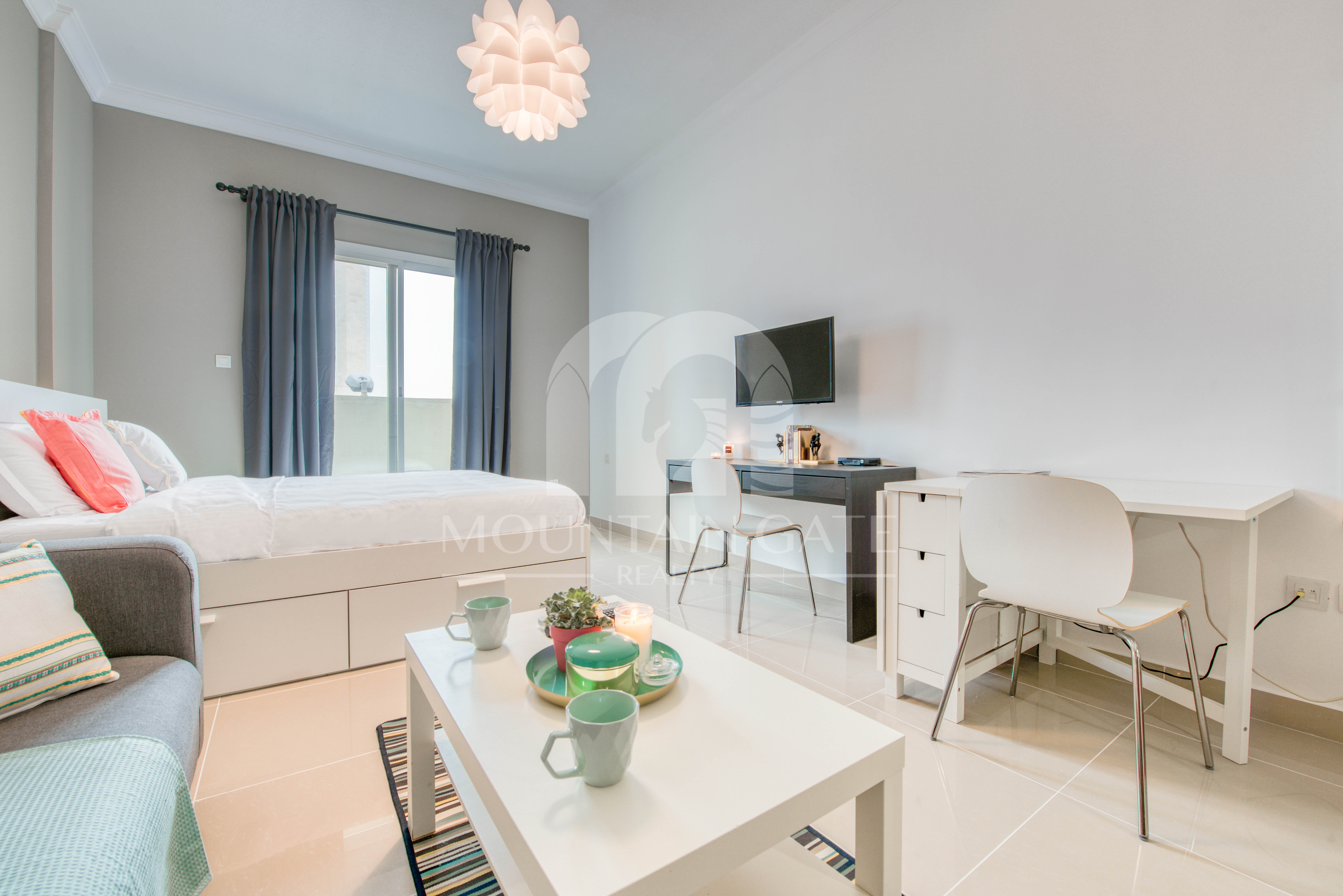 Stylish VOT Studio | Fully Furnished | Balcony Jumeirah Village Circle Mountain Gate