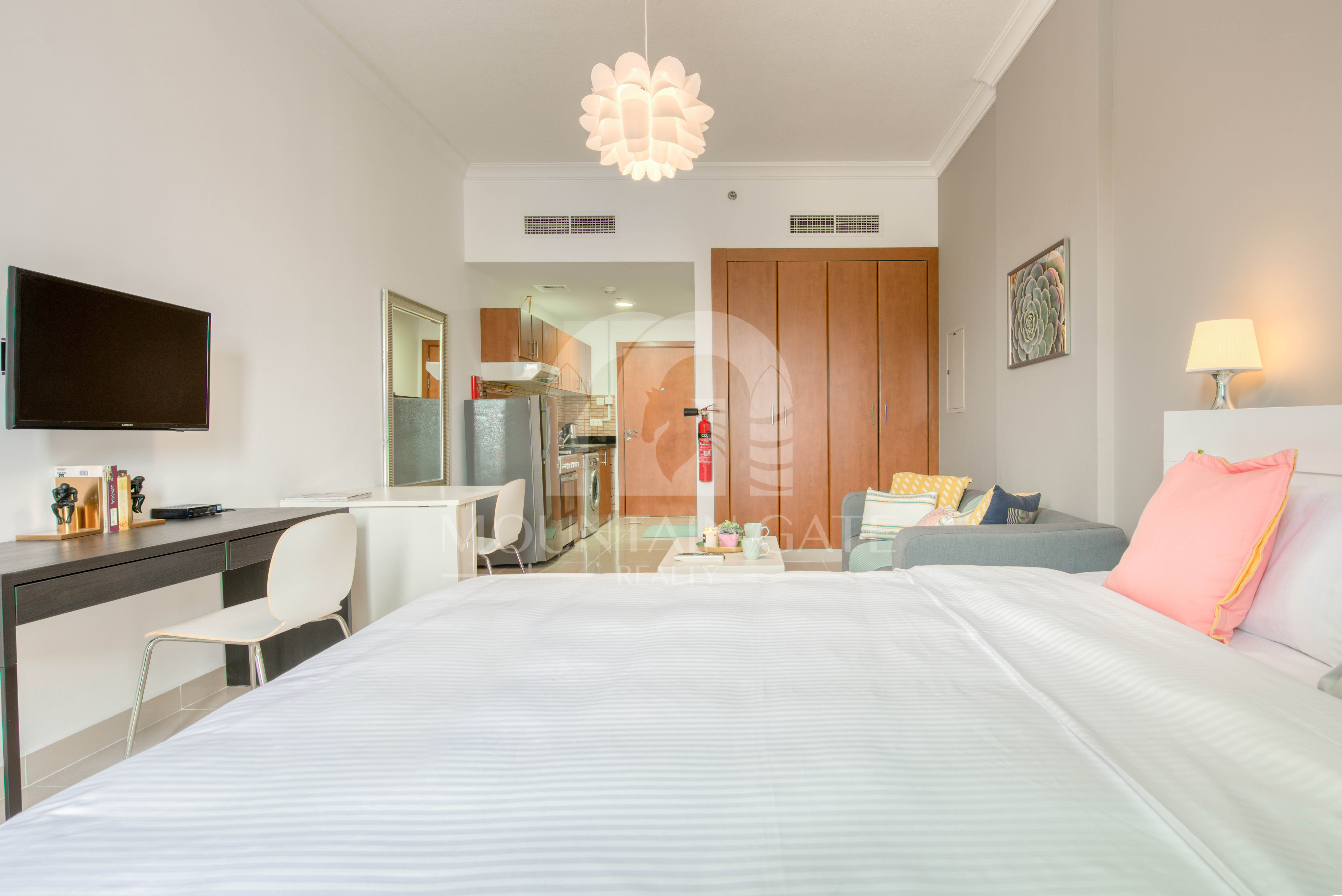 Stylish VOT Studio | Fully Furnished | Balcony Jumeirah Village Circle Mountain Gate