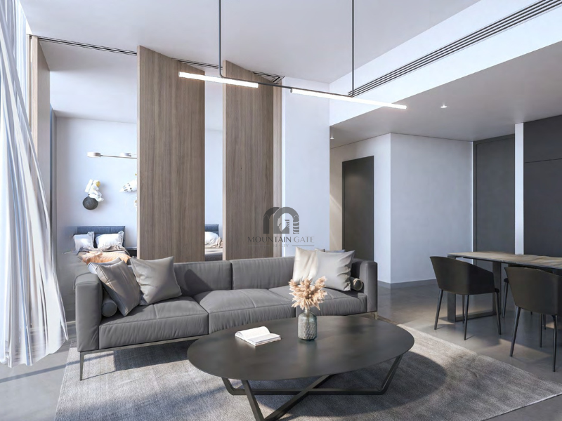For luxury seekers only | Duplex theater view 1BR Aljada Mountain Gate