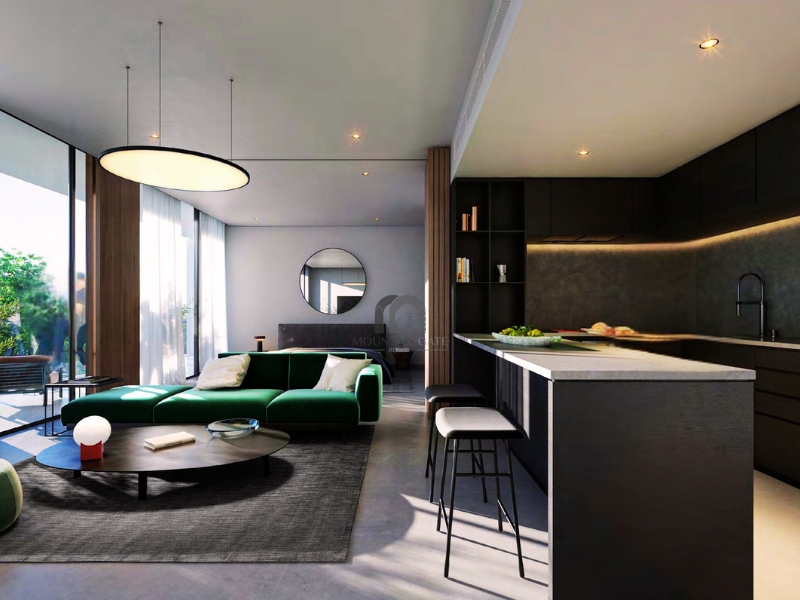 For luxury seekers only | Duplex theater view 1BR Aljada Mountain Gate
