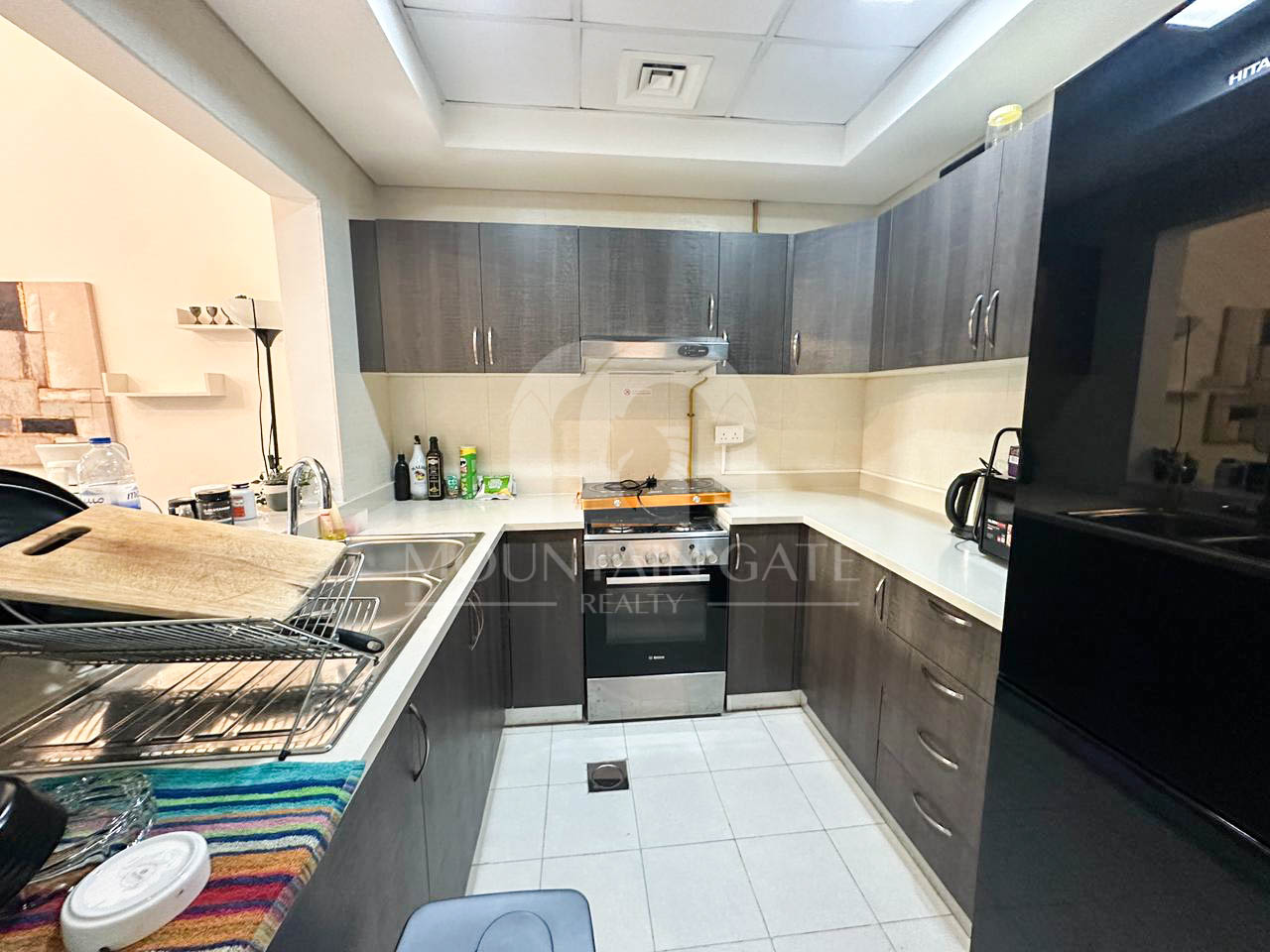 Multiple Chqs Furnished Modern Balcony Hotel View 1BR Jumeirah Village Circle Mountain Gate
