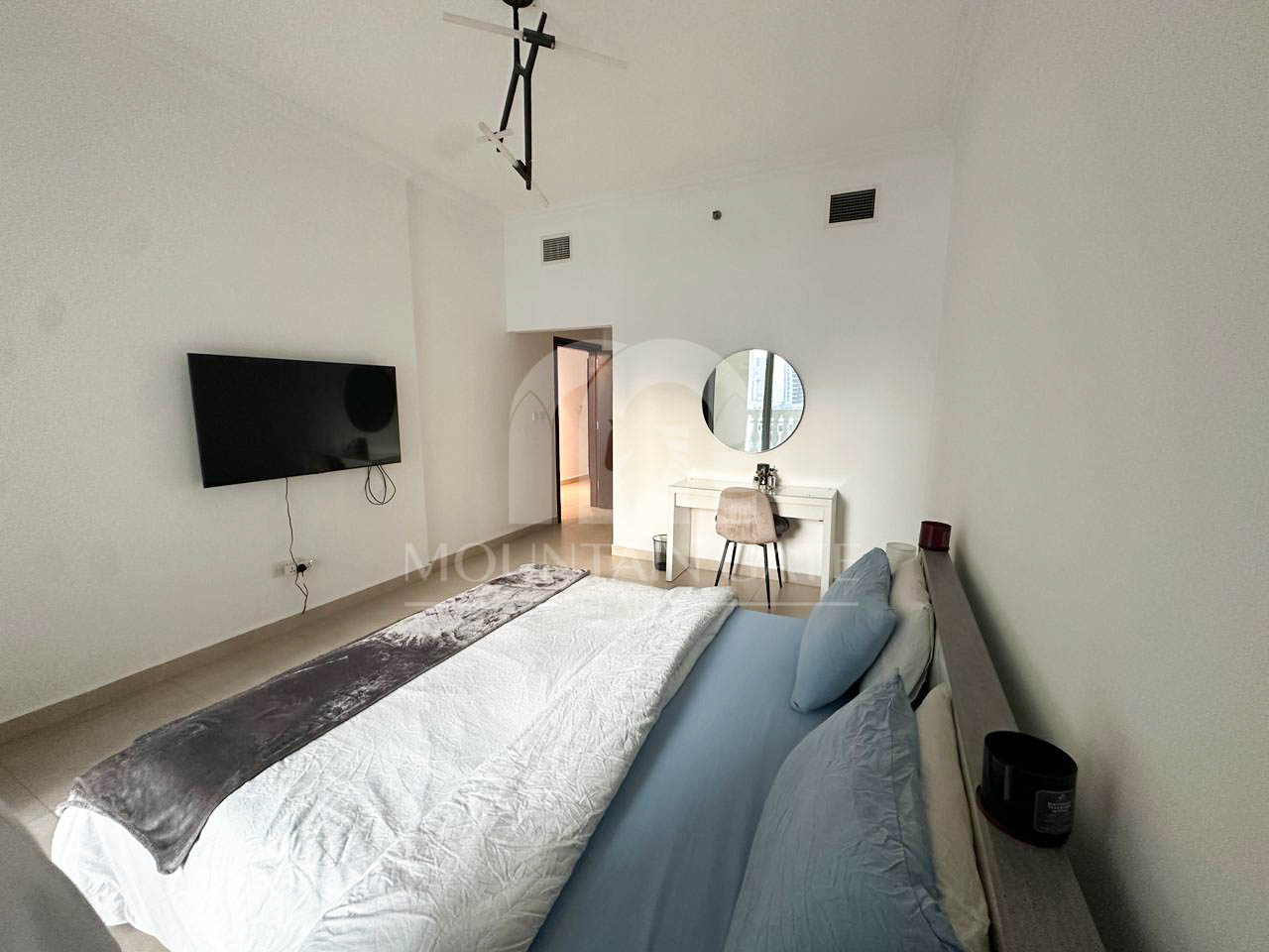 Multiple Chqs Furnished Modern Balcony Hotel View 1BR Jumeirah Village Circle Mountain Gate