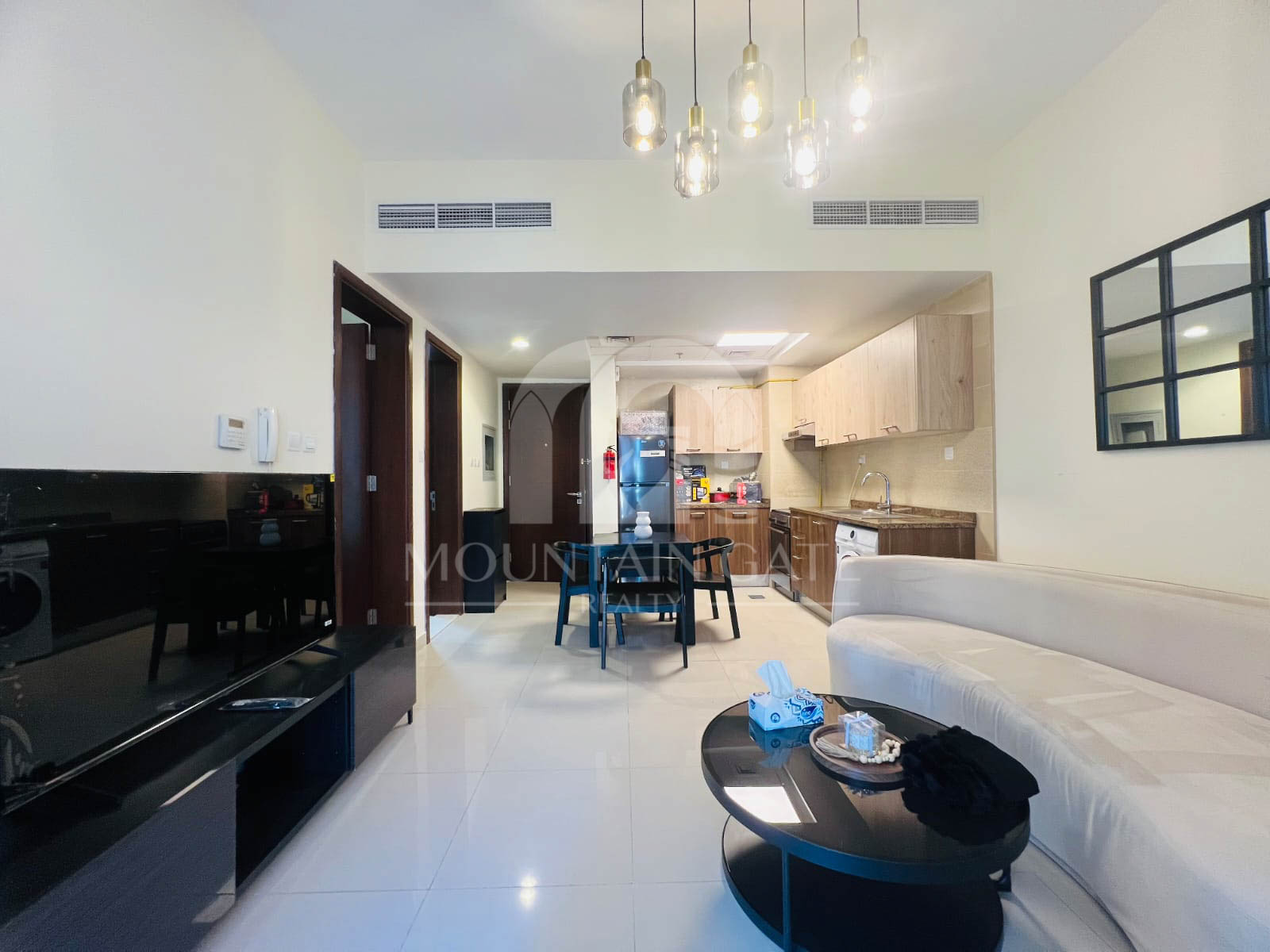 Chiller Free | Luxury Furnished Vacant 4 Cheques 1BR Jumeirah Village Circle Mountain Gate