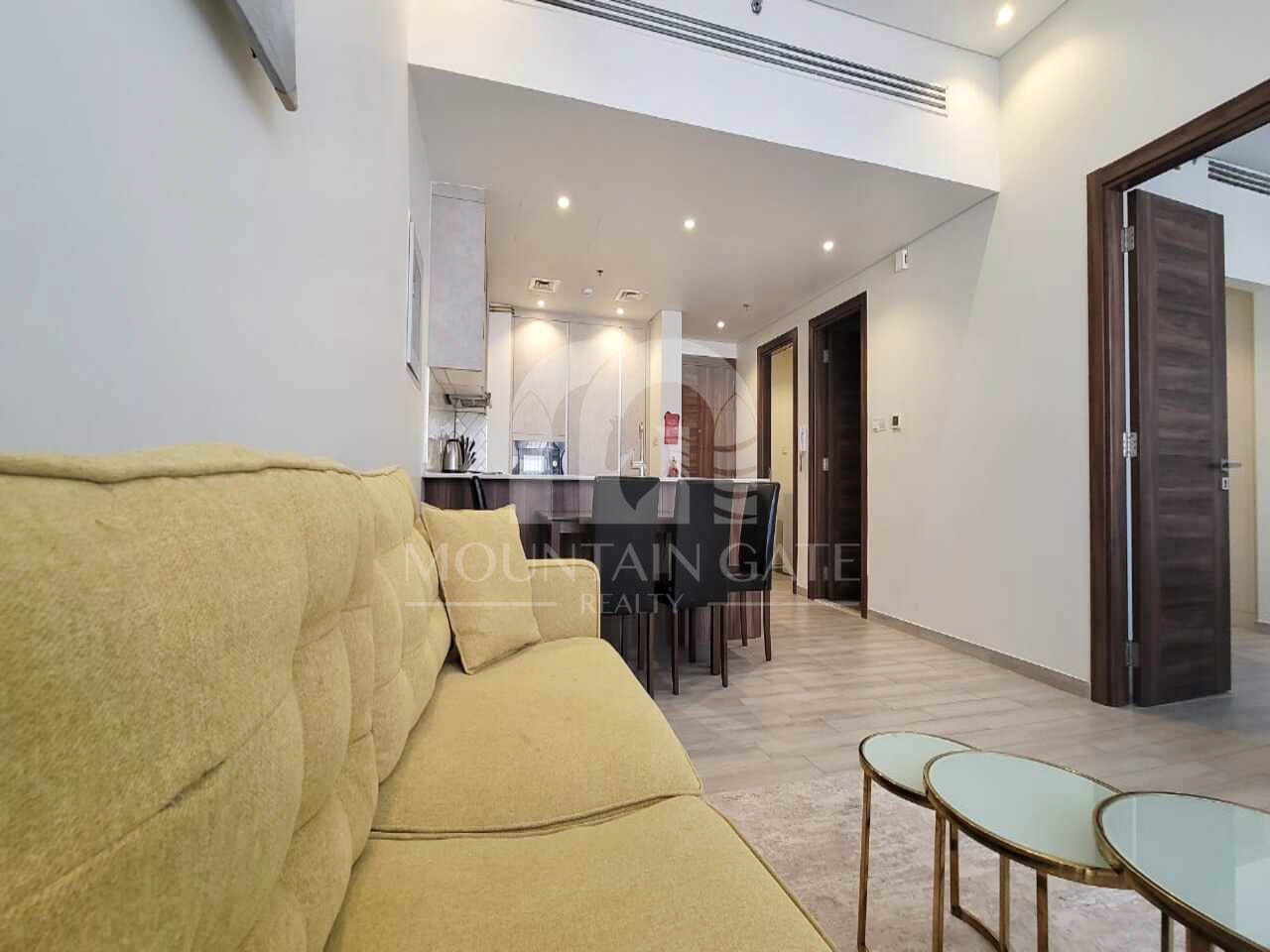 SPACIOUS UNIT | FULLY FURNISHED | VACANT 2BR Jumeirah Village Circle Mountain Gate