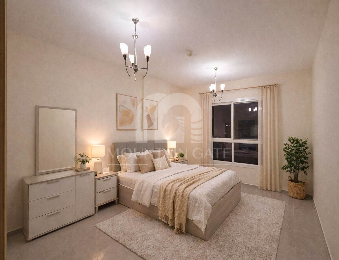 1BR new furnished JSS School view | Vacant 1BR Jumeirah Village Circle Mountain Gate