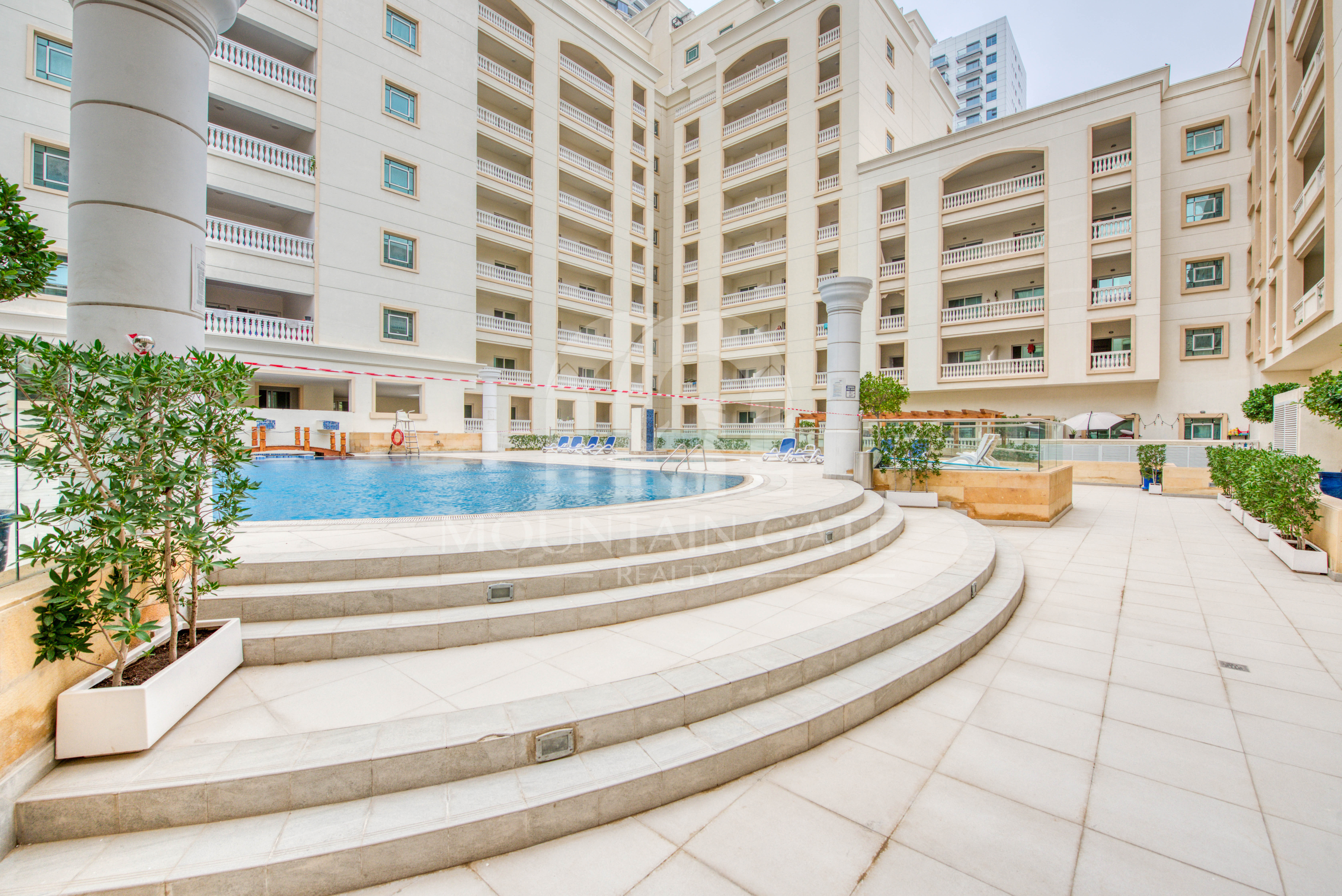 Furnished Rented High Floor Five Hotel View 1BR Jumeirah Village Circle Mountain Gate