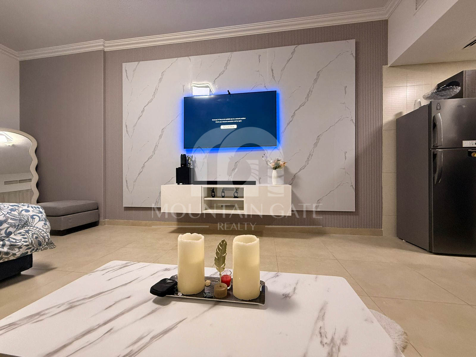 Furnished Rented High Floor Five Hotel View 1BR Jumeirah Village Circle Mountain Gate