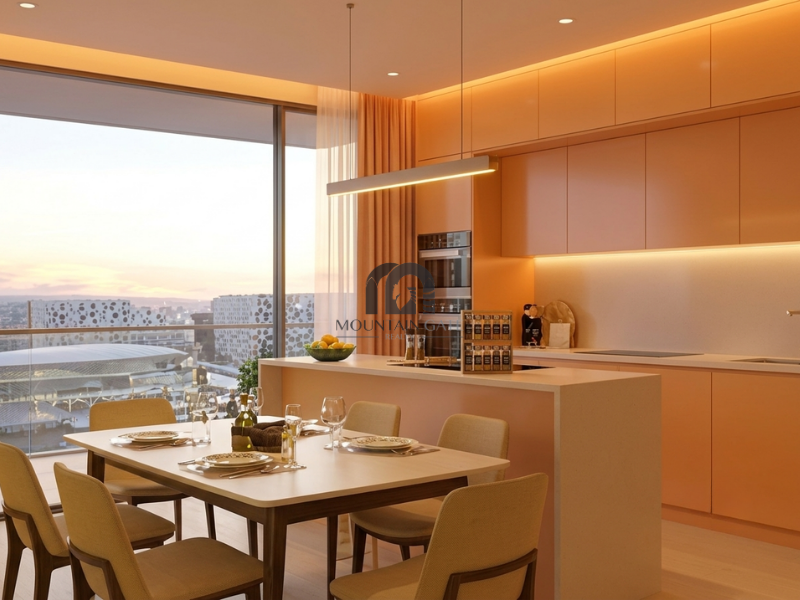 Hot Deal | Closed Kitchen | Downtown View Aljada 3BR Aljada Mountain Gate